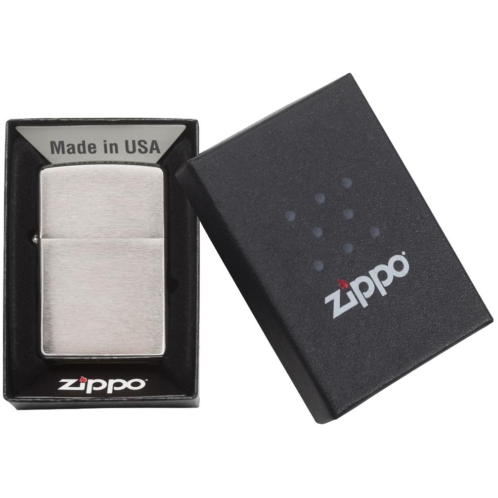 Зажигалка Zippo Classic Brushed, серебристая в Оренбурге