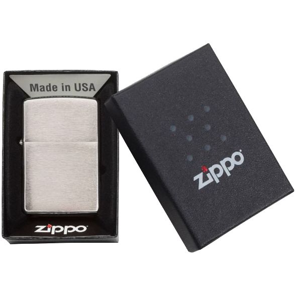Зажигалка Zippo Armor Brushed, матовая серебристая в Оренбурге