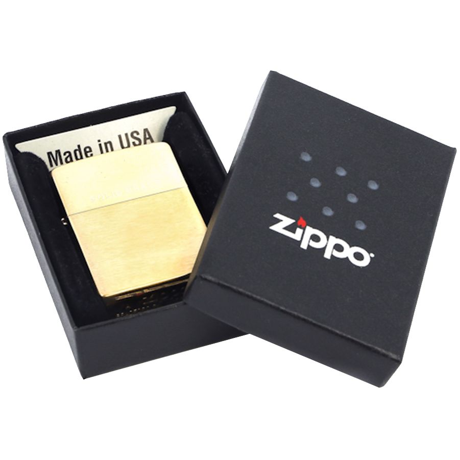 Зажигалка Zippo Classic Brushed, золотистая в Оренбурге