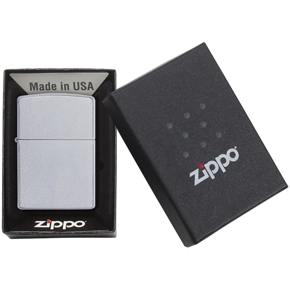 Зажигалка Zippo Classic Satin, серебристая в Оренбурге