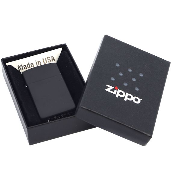 Зажигалка Zippo Slim Matt, матовая черная в Оренбурге