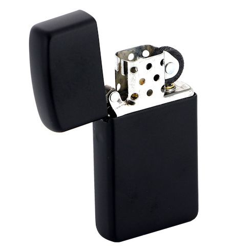 Зажигалка Zippo Slim Matt, матовая черная в Оренбурге